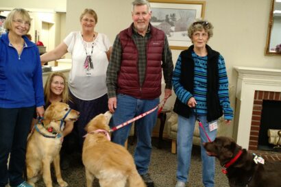 MHS Therapy Dog Volunteers at Genesis Healthcare