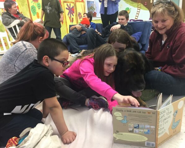 Reading Nook & Read to a Dog Collaborate